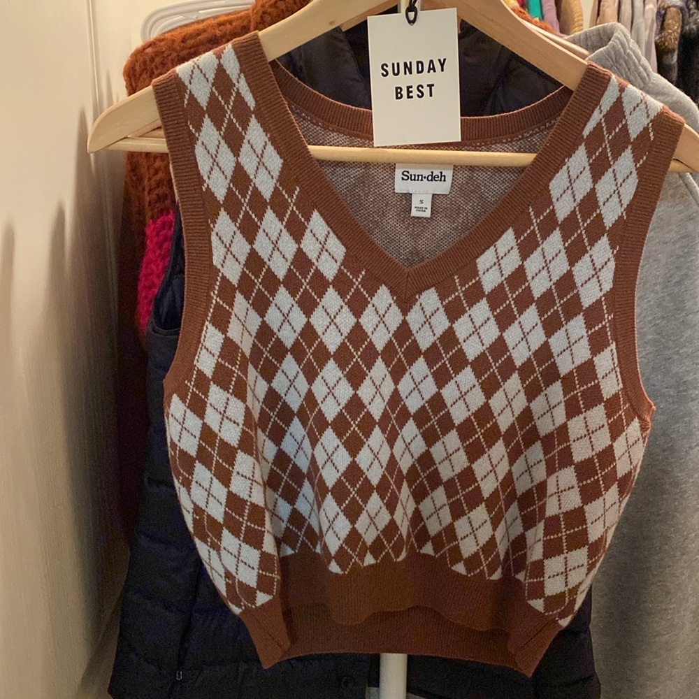 Aritzia Sunday Best Wool Cotton Vest *New